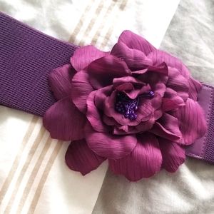 Purple Flower Belt